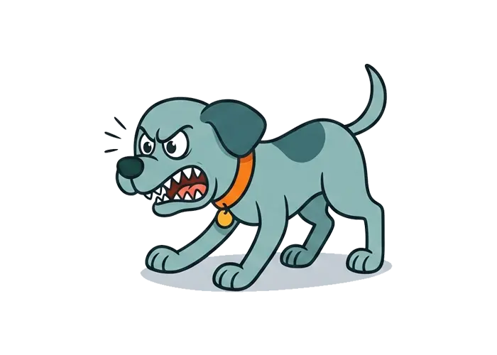 Perro agresivo Plan Severo